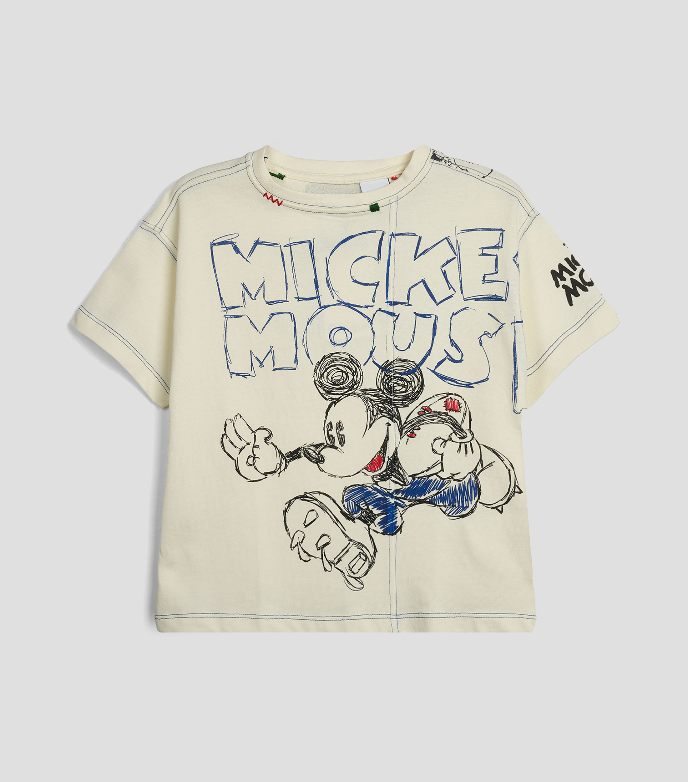 Playera cuello redondo manga corta estampada Niño